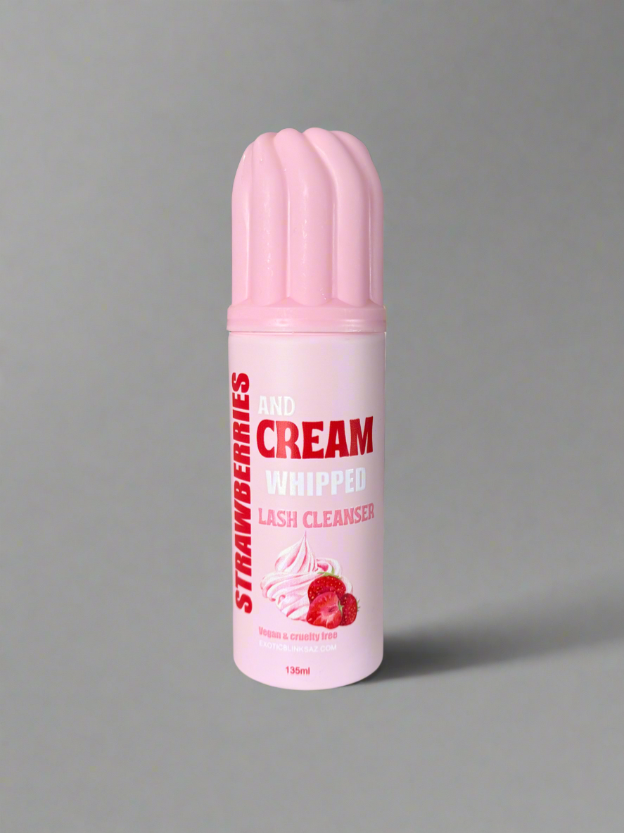 STRAWBERRIES AND CREAM, CREAMY LASH SHAMPOO