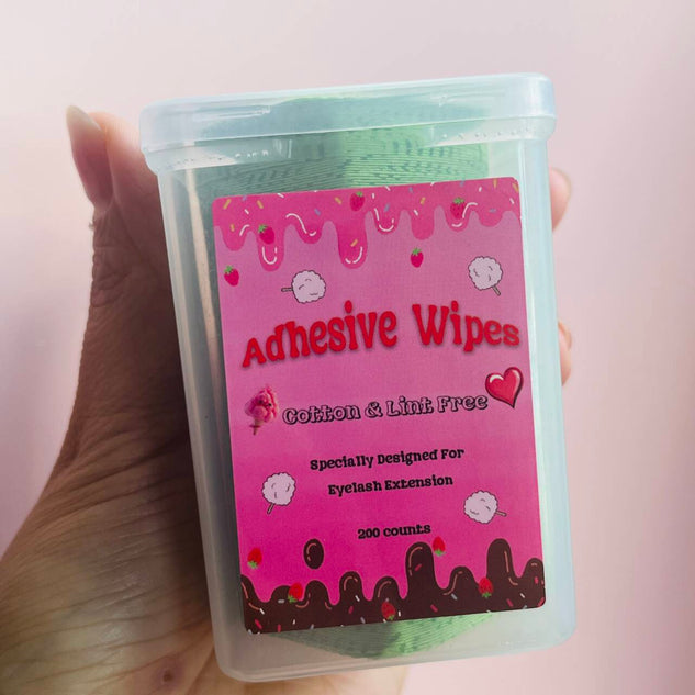 Adhesive wipes LINT FREE (heart shaped)