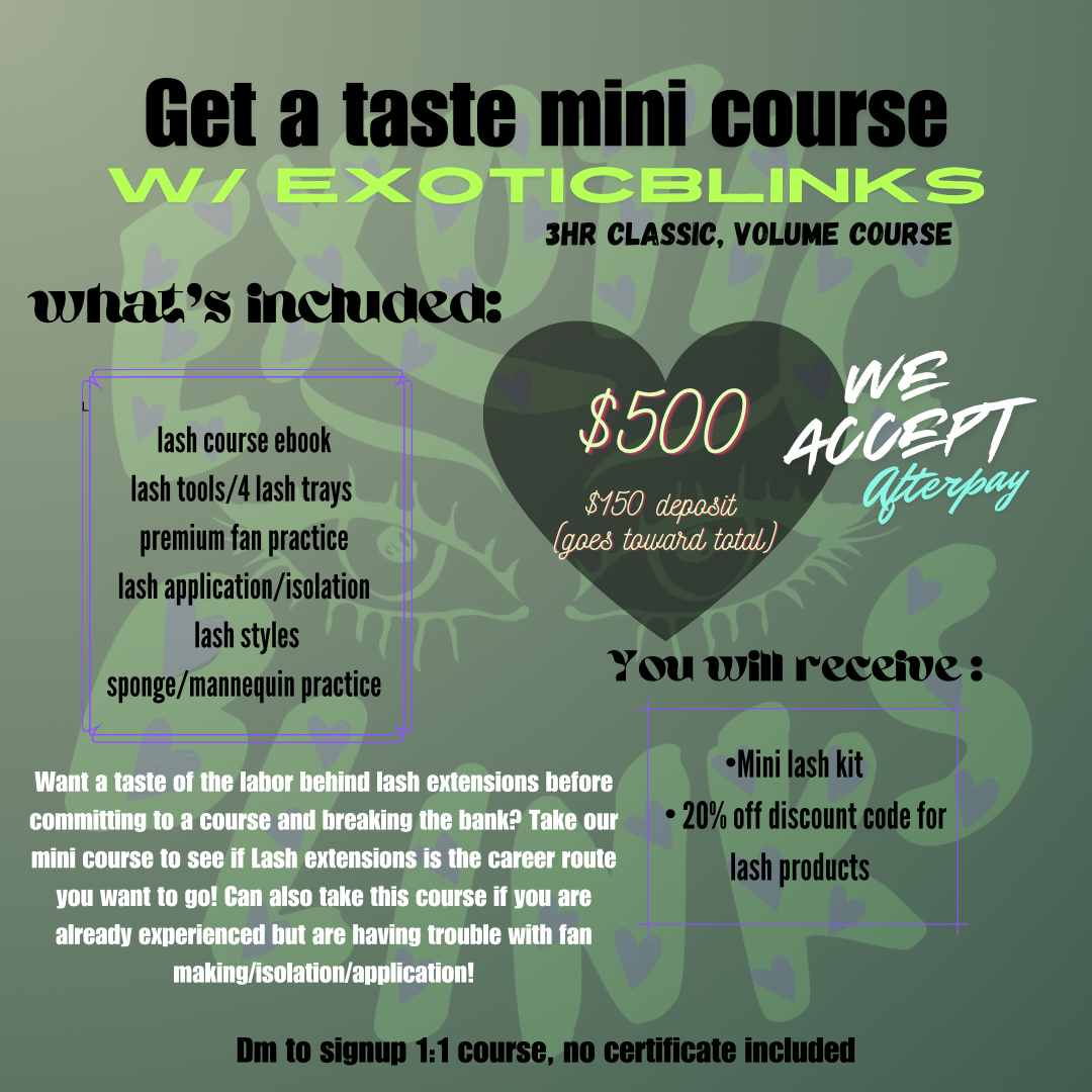 MINI LASH COURSE